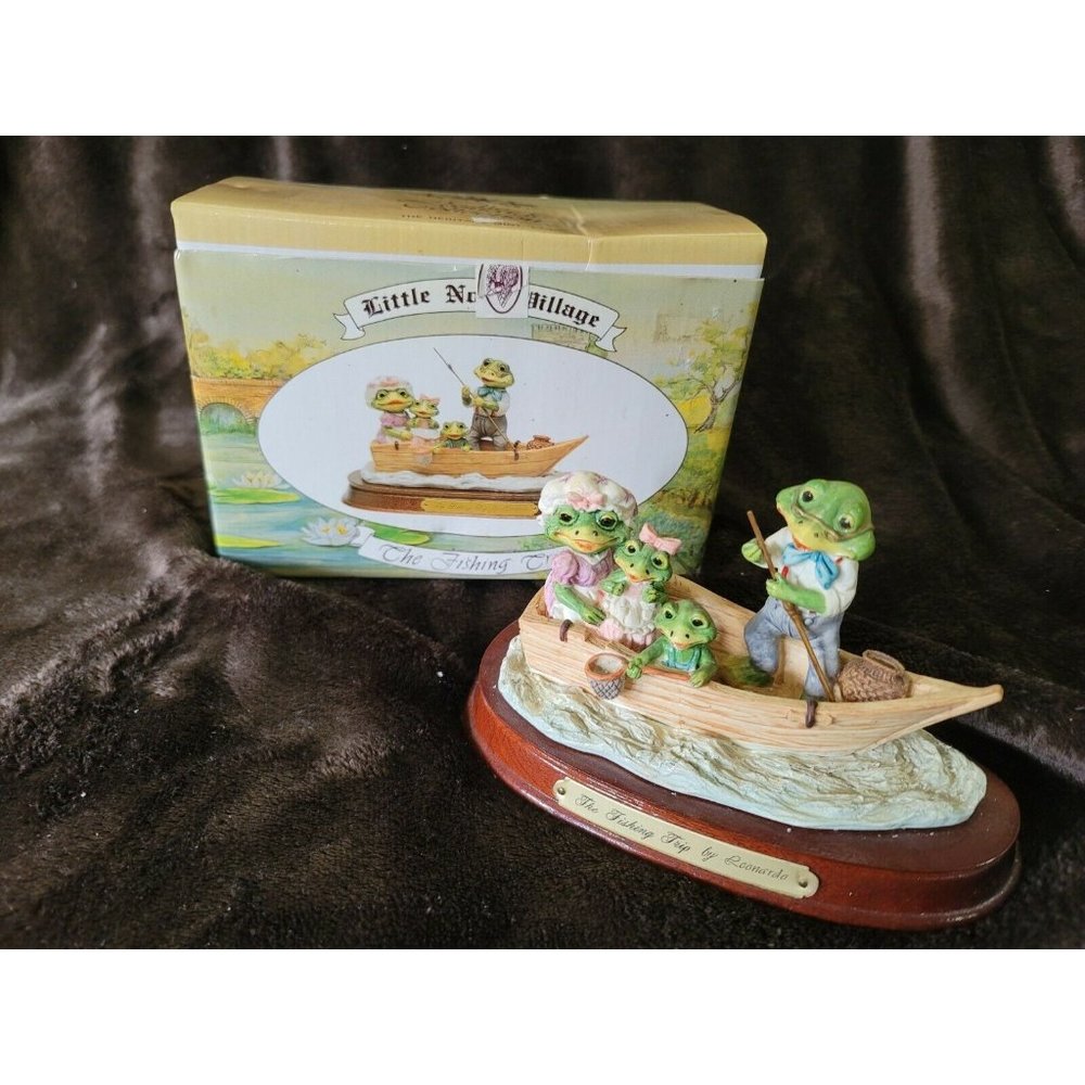 Little Nook Village 'The Fishing Trip' by Leonardo 1989 Heritage Mint LN-27‎ NIB